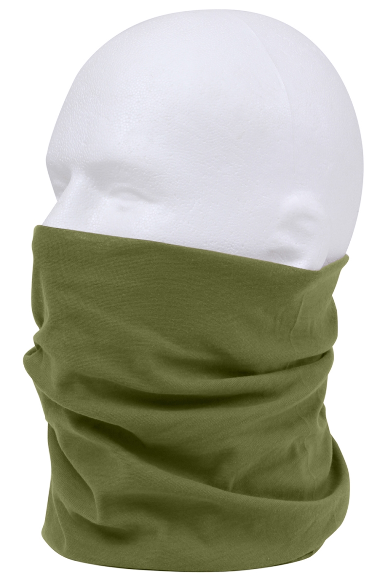 15119 Multi-Use Neck Gaiter & Face Covering Tactical Wrap, Olive Drab
