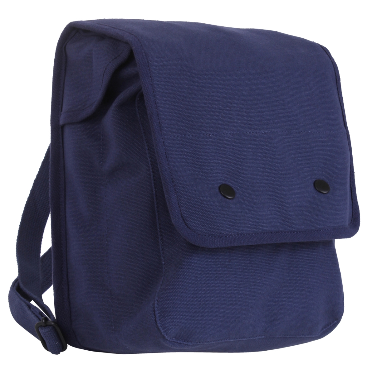 17181 Canvas Map Case Shoulder Bag, Navy Blue