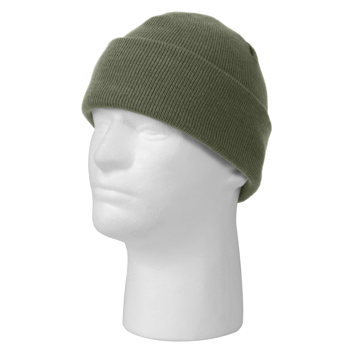15068 Deluxe Fine Knit Watch Caps, Foliage Green