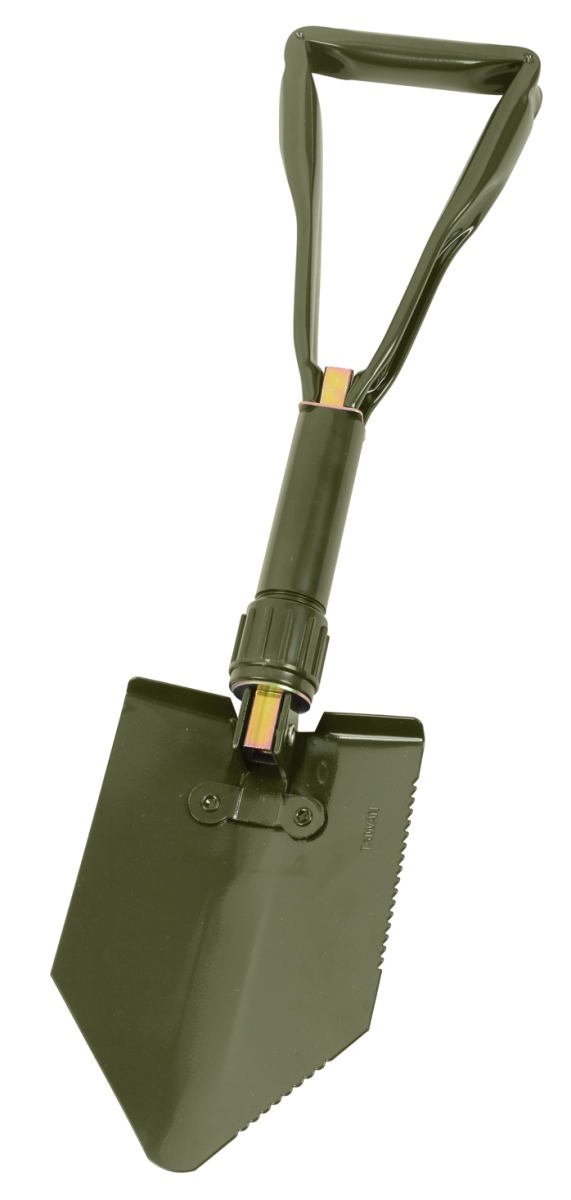 9502 Tri-Fold Shovel with Cover, Green