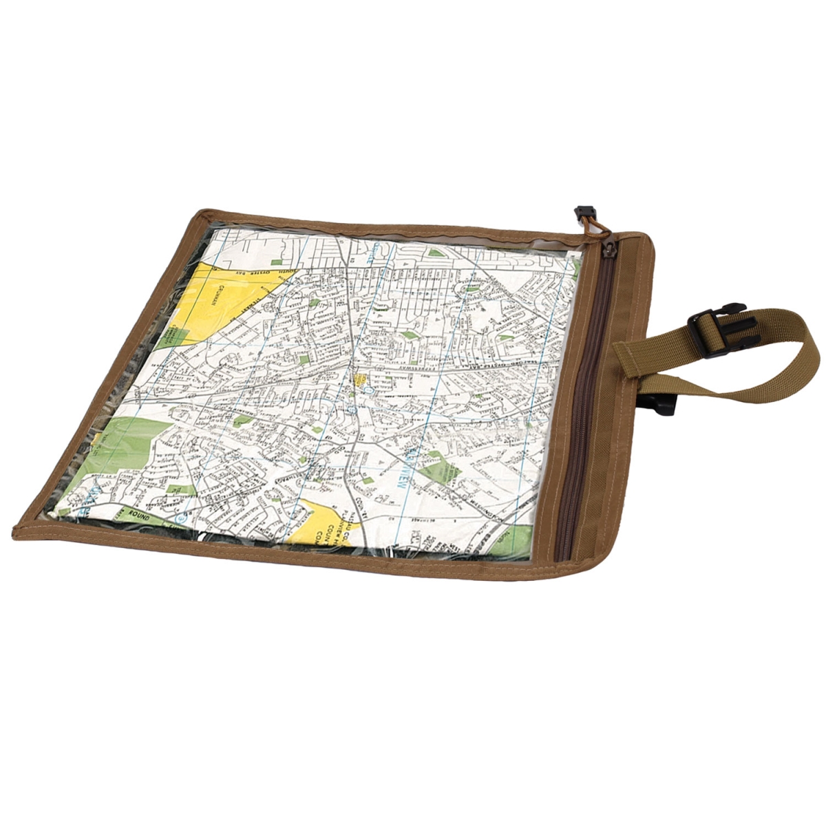 12786 Map & Document Case, Coyote Brown