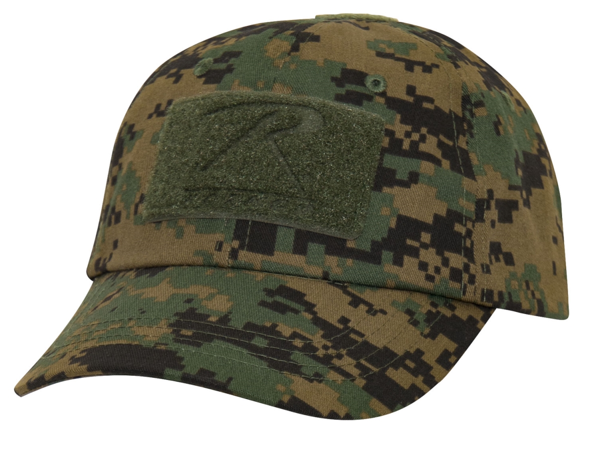 14348 Tactical Operator Caps, Woodland Digital Camo