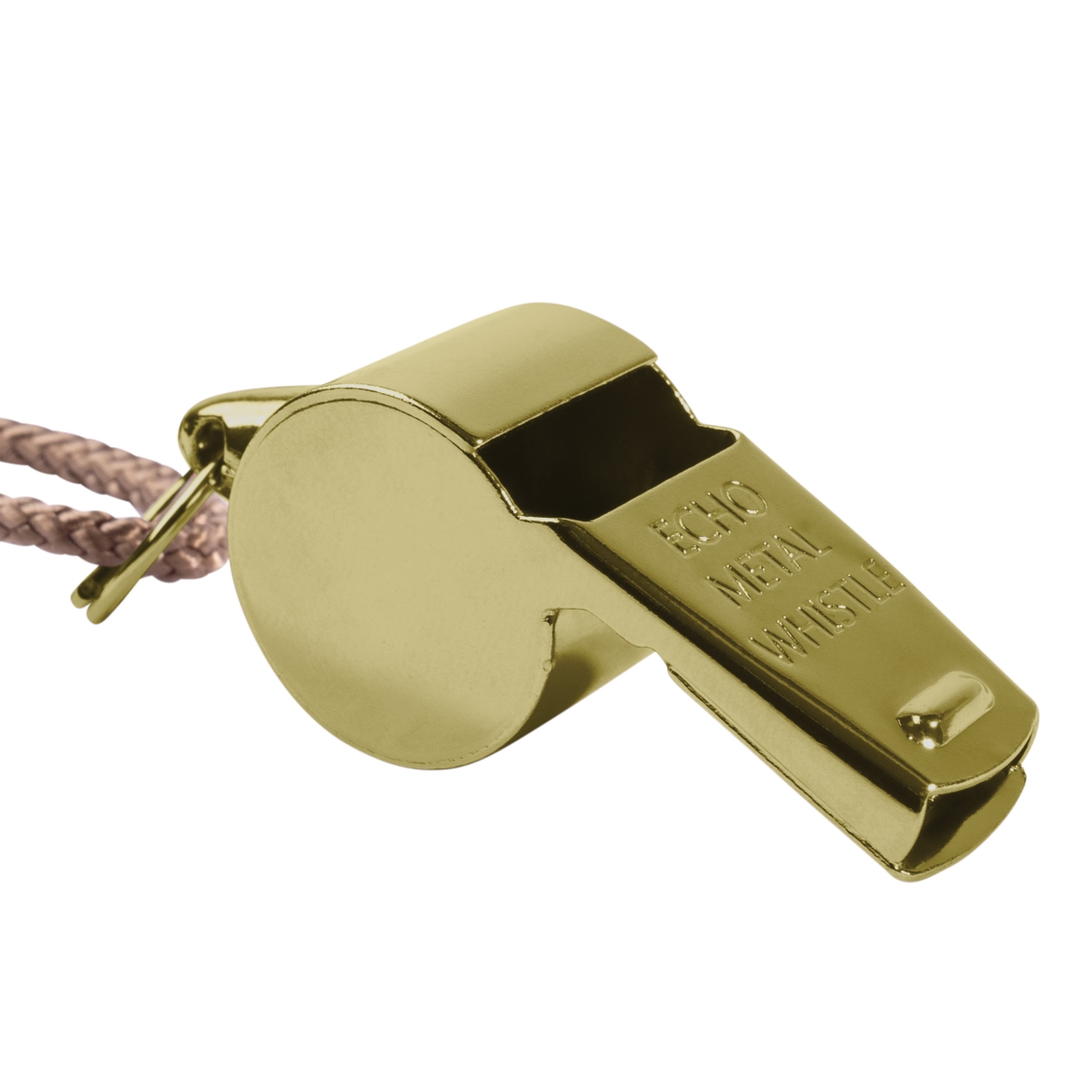 191 GI Style Police Whistle, Brass