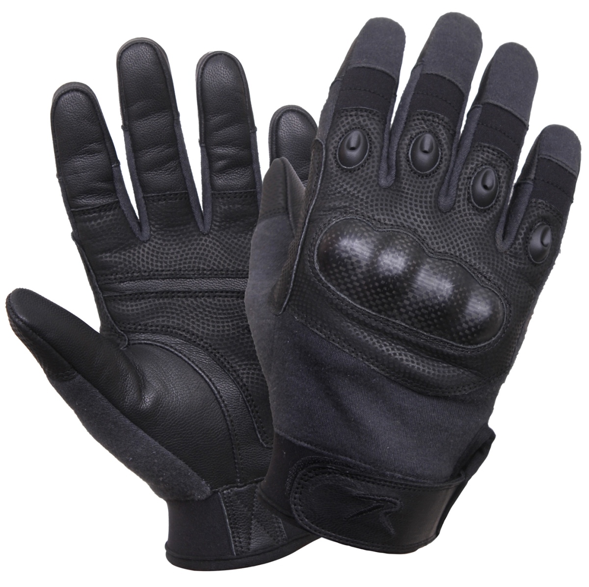 17924 Carbon Fiber Hard Knuckle Cut & Fire Resistant Gloves, Black - Medium