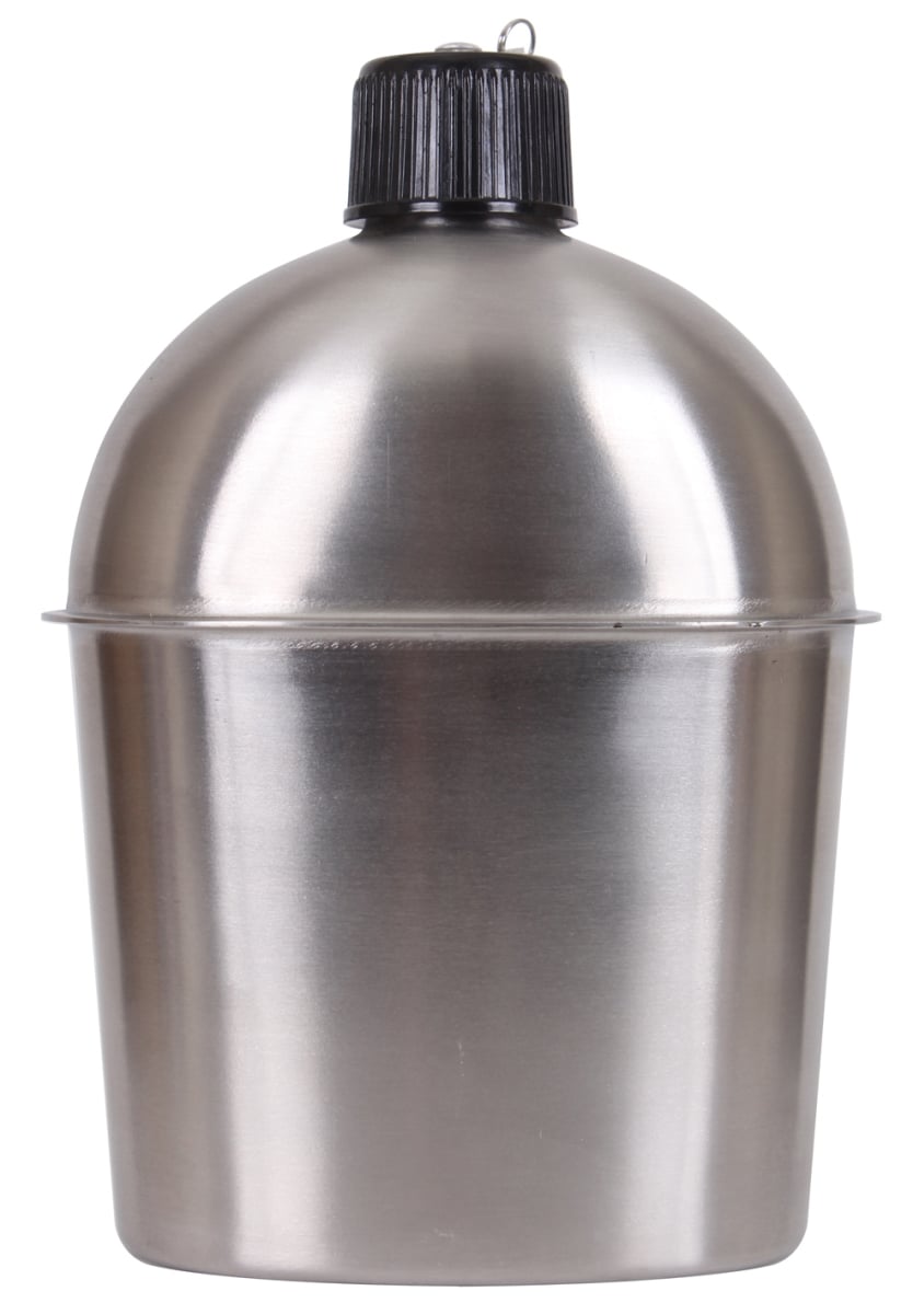 17573 GI Style Stainless Steel Canteen