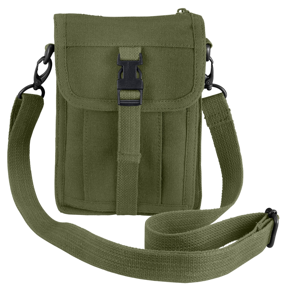 1224 Canvas Travel Portfolio Bag, Olive Drab