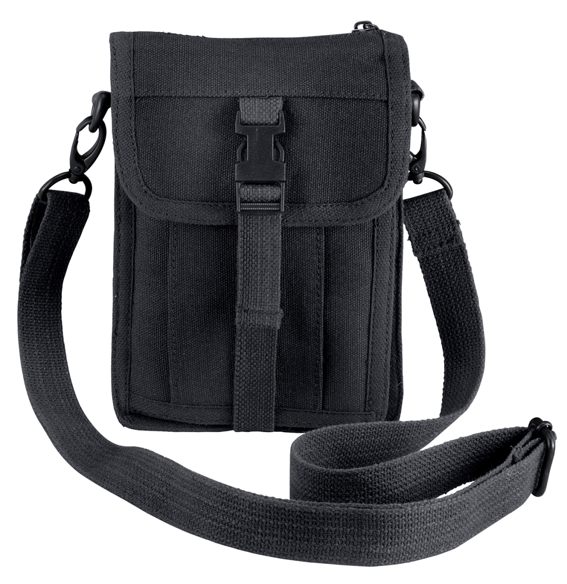1223 Canvas Travel Portfolio Bag, Black