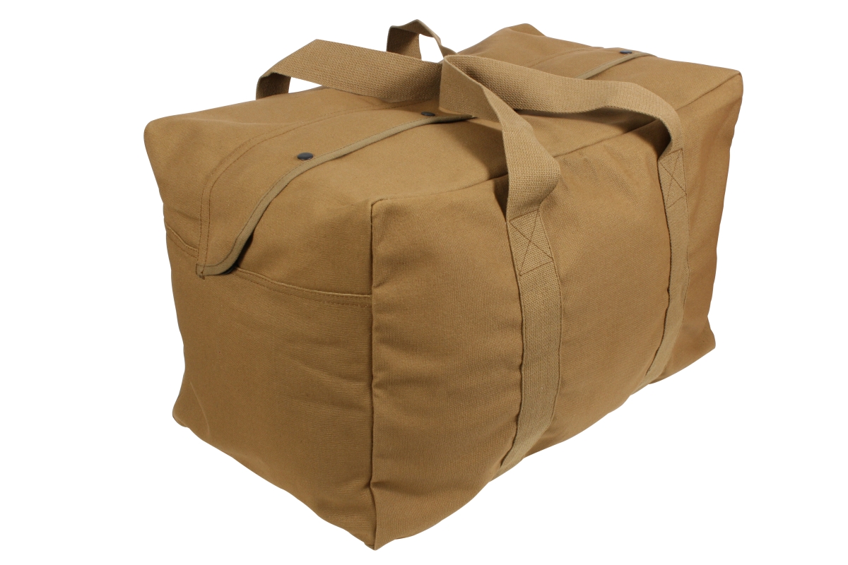 1828 Canvas Parachute Cargo Bag, Coyote Brown