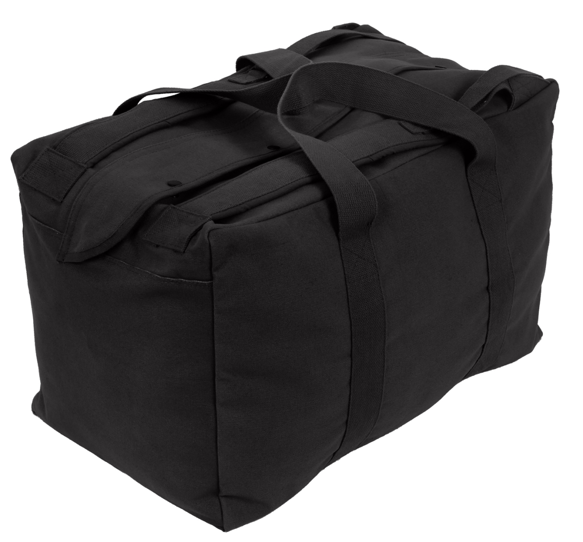 1830 Tactical Canvas Cargo Bag & Backpack, Black