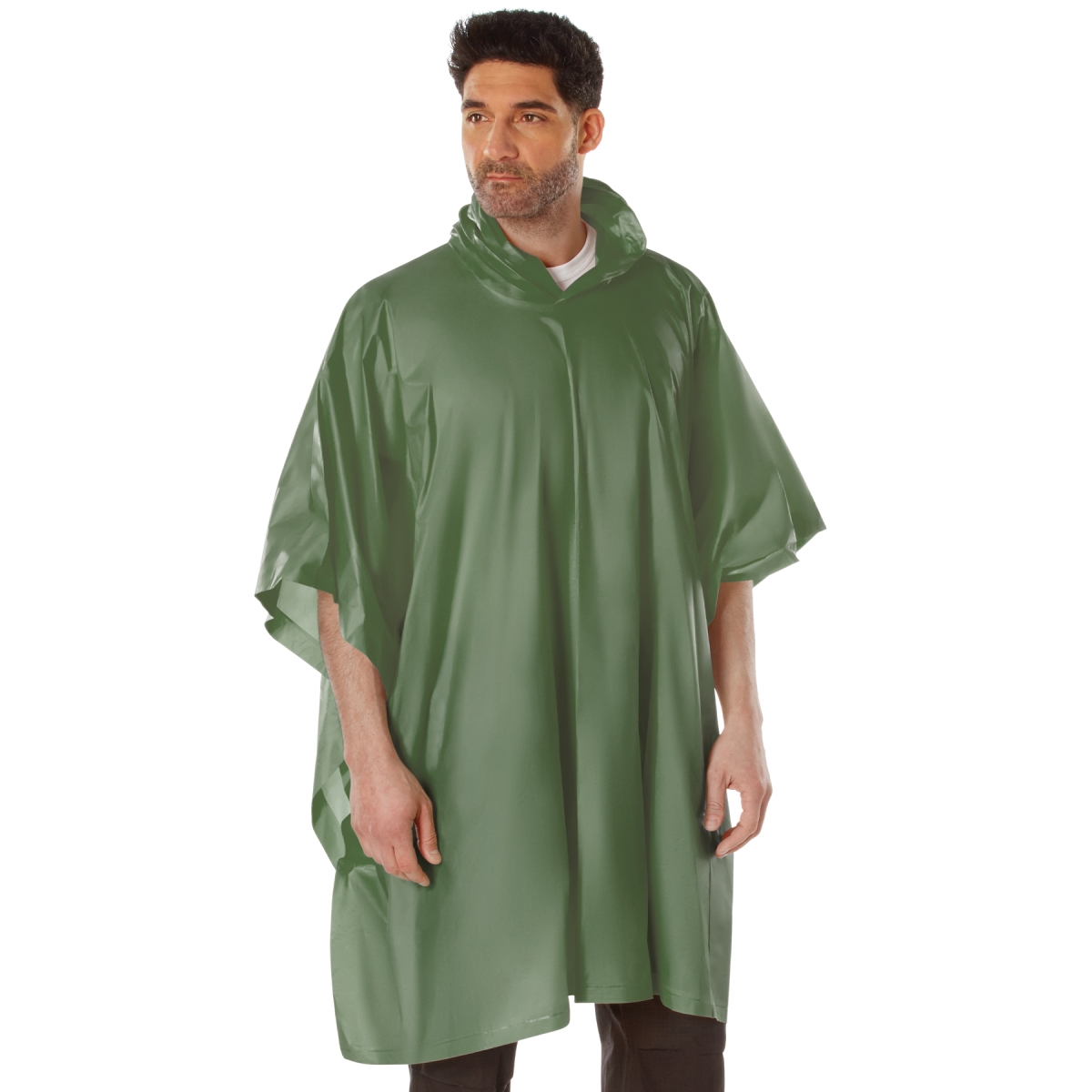 2432 Rip-Stop Poncho, Olive Drab