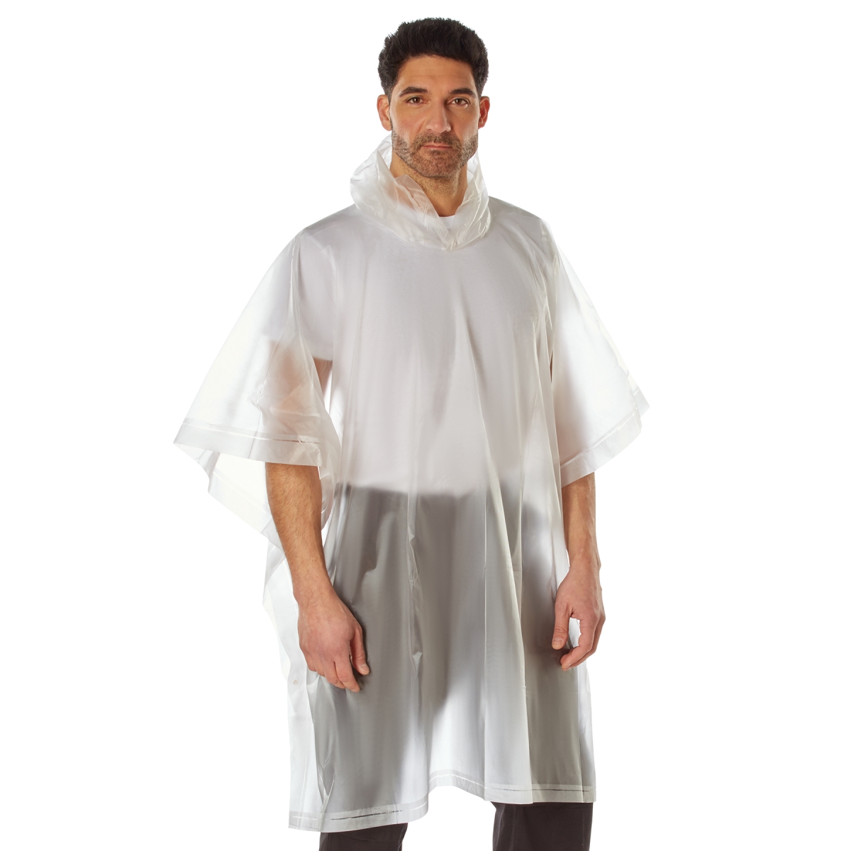2437 Rip-Stop Poncho, Clear