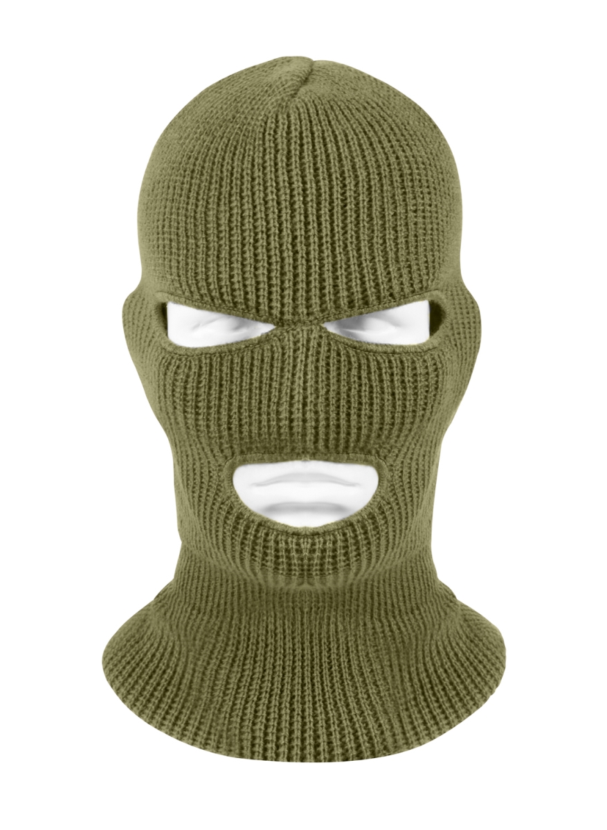 5054 3 Hole Face Mask, Olive Drab