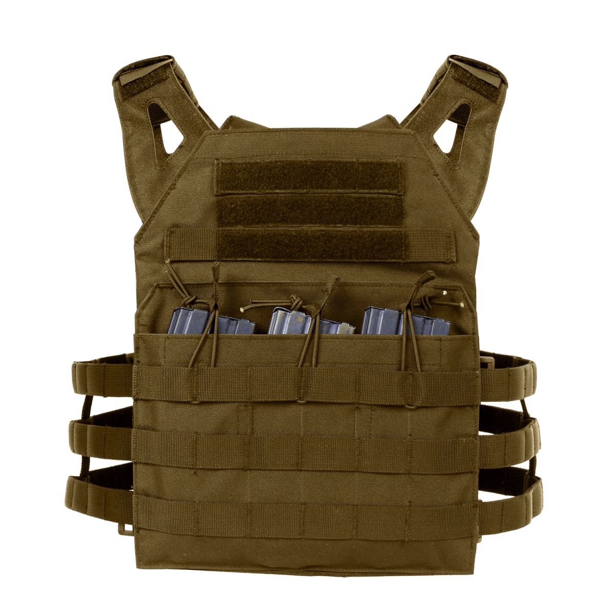 16187 Lightweight Armor Plate Carrier Vest, Coyote Brown - Regular