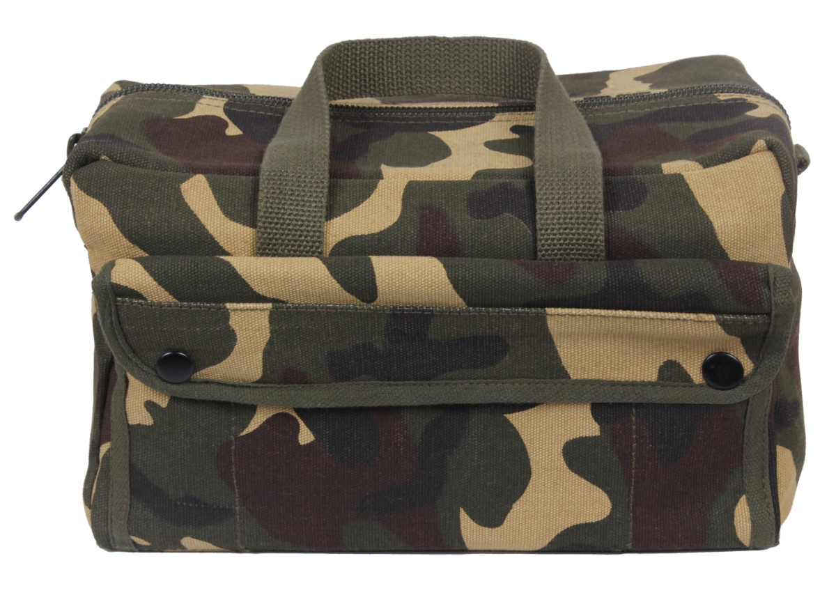 8062 G.I. Style Mechanics Tool Bag, Woodland Camo