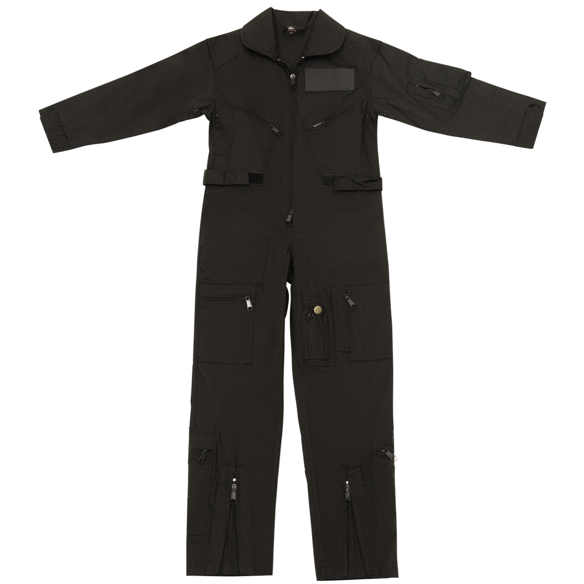 8239 Kids Flightsuit, Black - Large