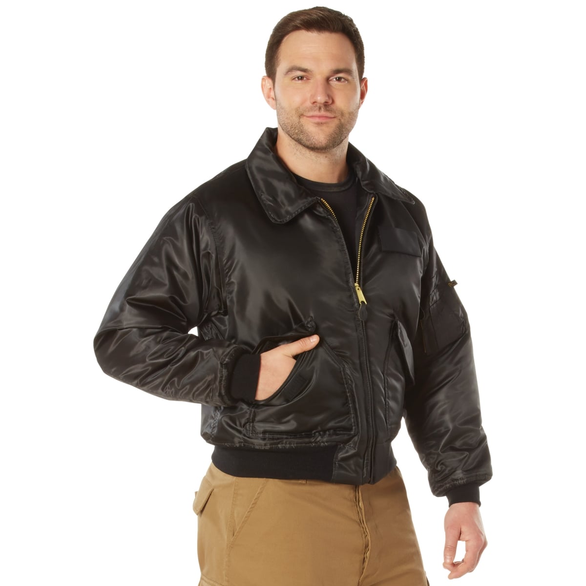 8450 CWU-45P Flight Jacket, Black - Extra Large