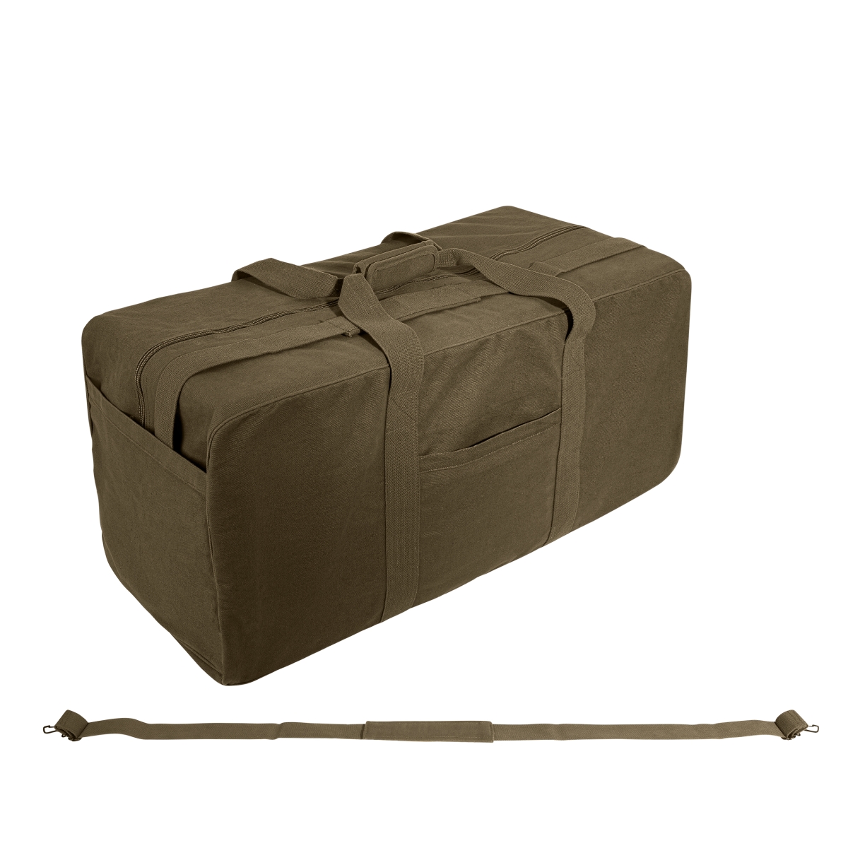 9332 Jumbo Canvas Cargo Bag, Olive Drab
