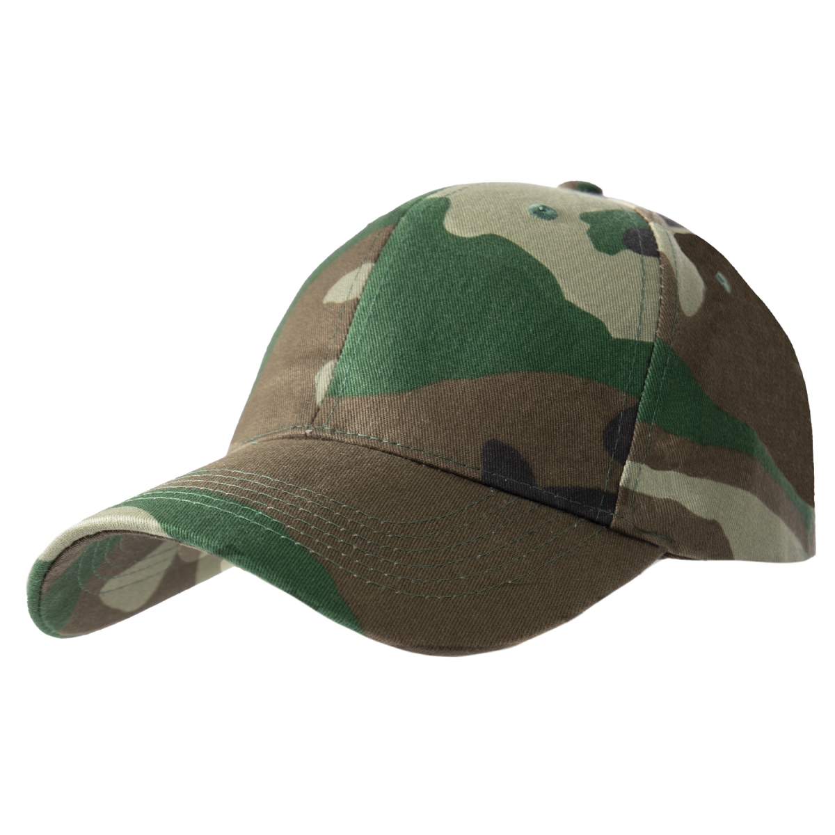 9498 Supreme Low Profile Caps, Woodland Camo
