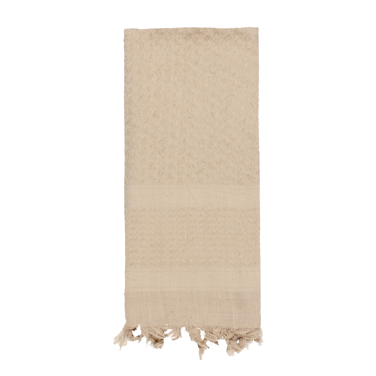 12453 Solid Color Shemagh Tactical Desert Keffiyeh Scarf, Tan