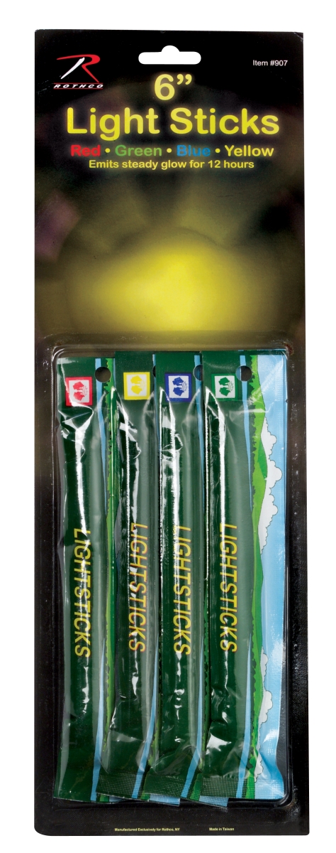 10545 6 in. Chemicals Lightsticks - Pack of 4