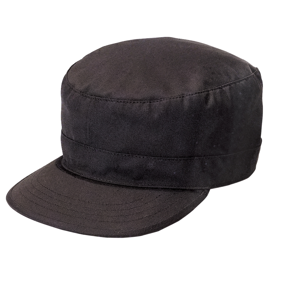 10854 Military Adjustable Fatigue Caps, Black