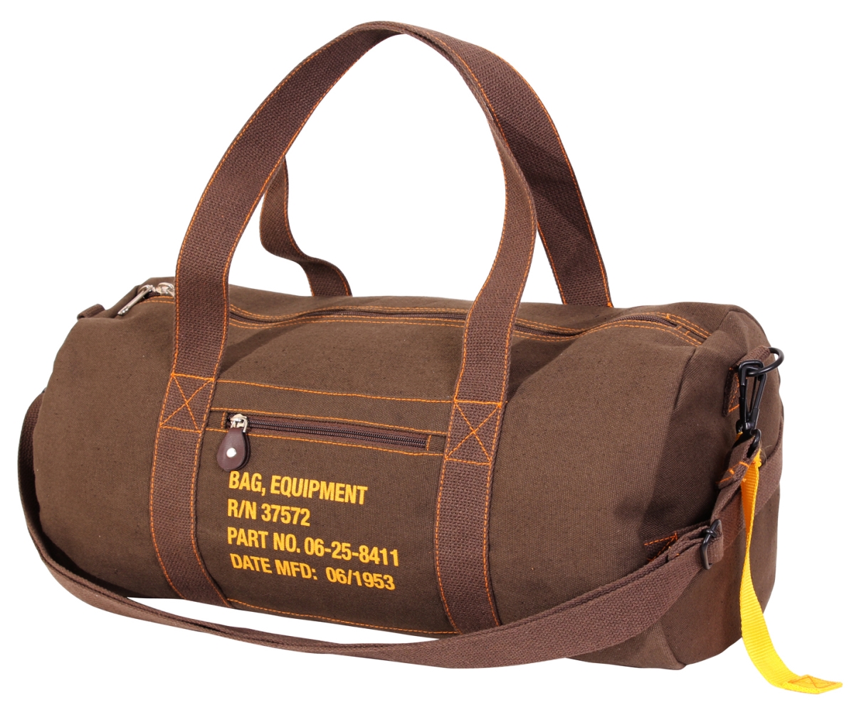 13444 Canvas Equipment Bag, Earth Brown - 19 in.