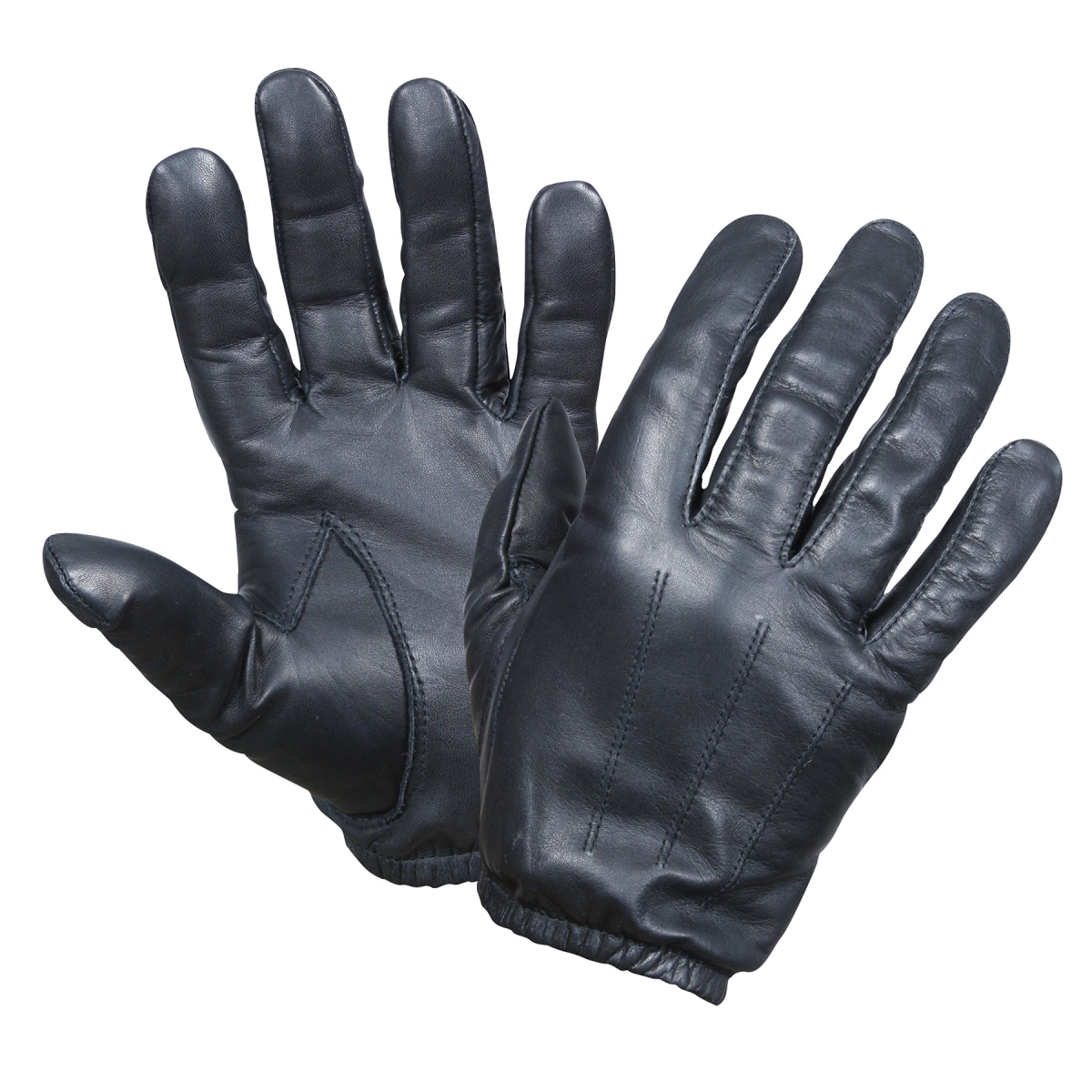 2104 Police Duty Search Gloves, Black - Medium