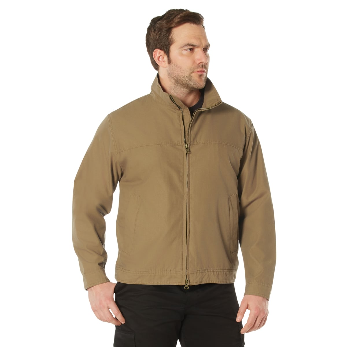 16810 Men Lightweight Concealed Carry Jacket, Coyote Brown - Extra Large