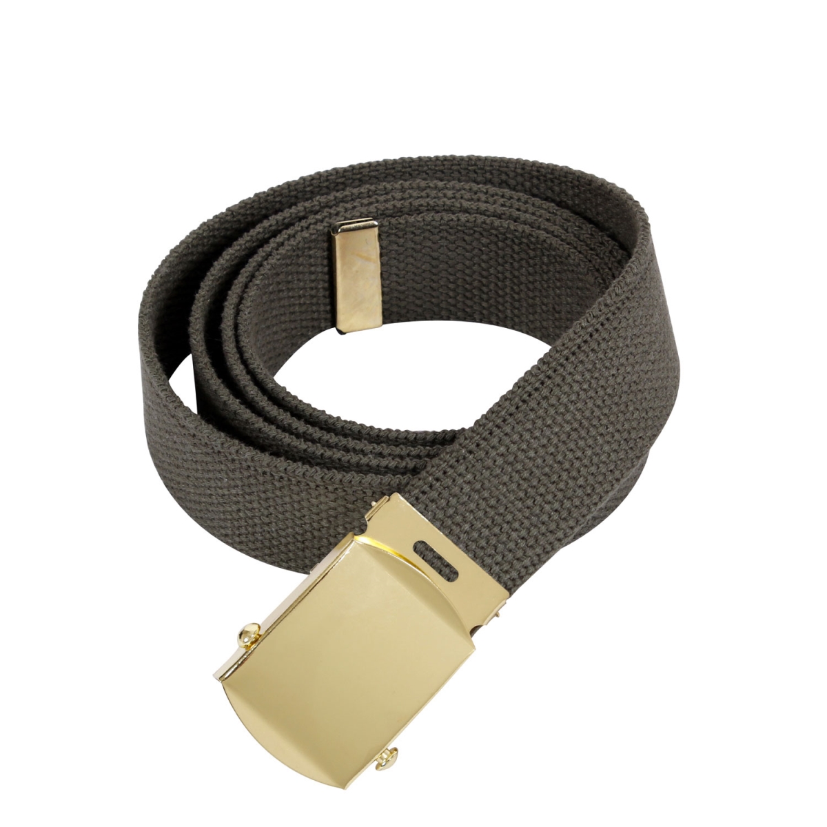 2900 44 in. Long Web Belts, Olive Drab & Gold