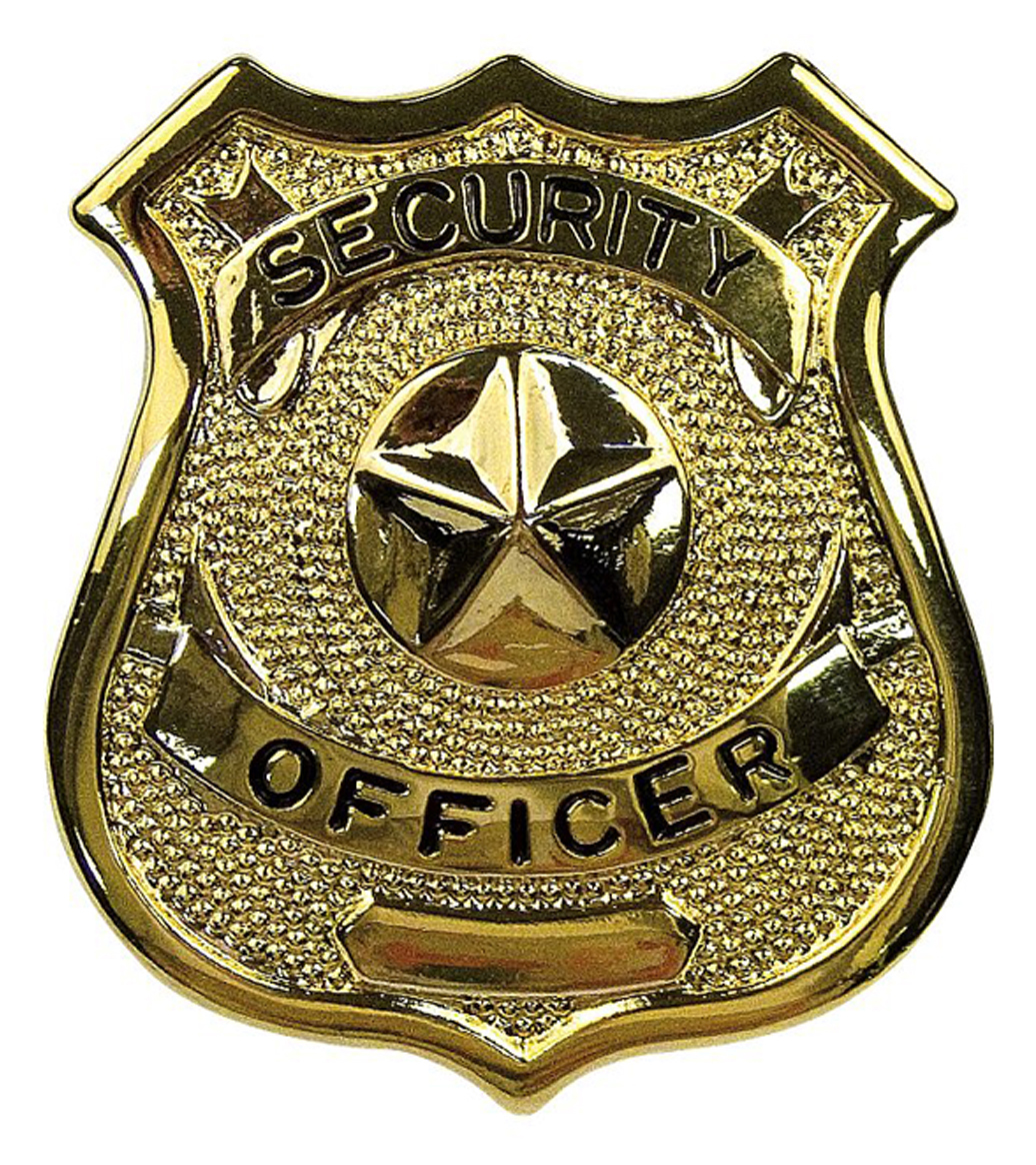876 Security Officer Decal, Gold