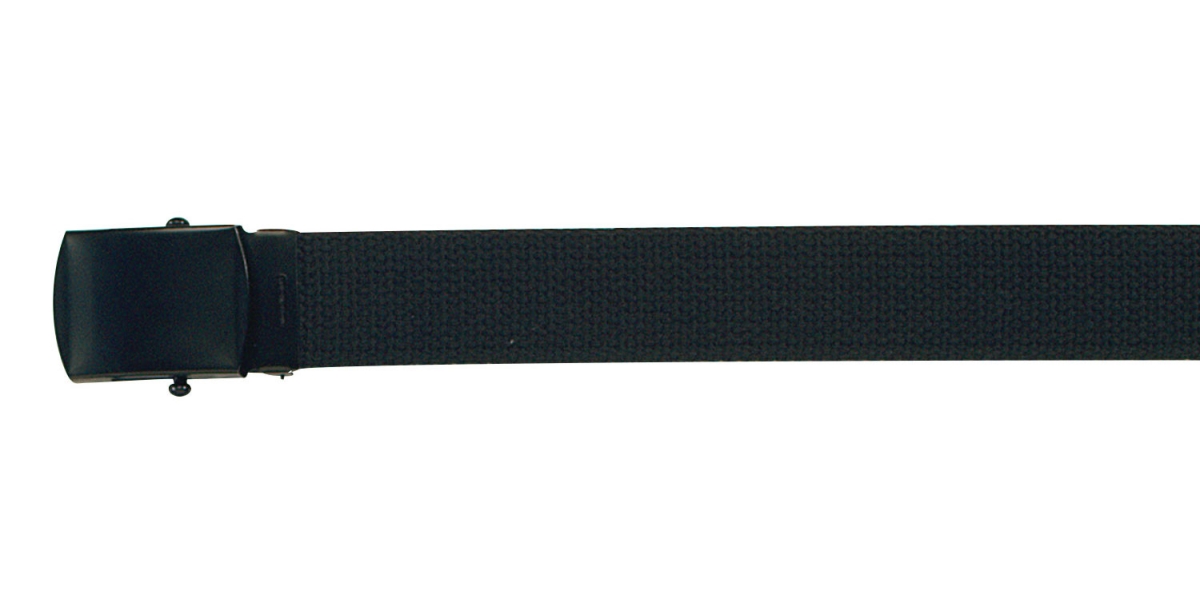3113 Web Belts with Buckle, Black - 64 in. Length
