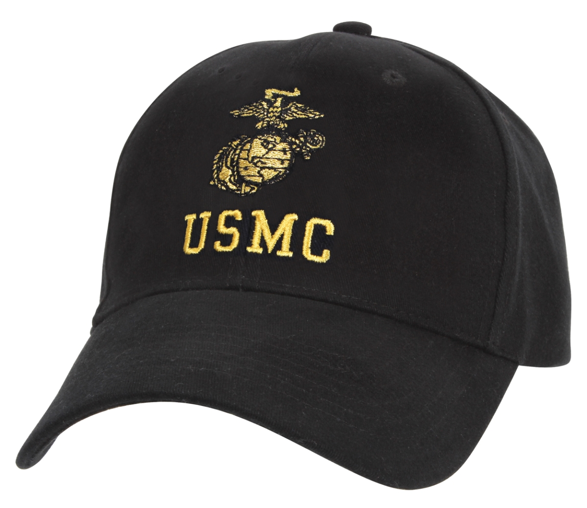 4805 USMC with Eagle Globe & Anchor Insignia Cap, Black