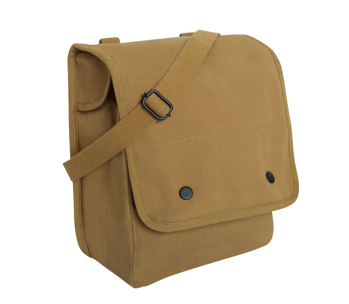 18988 Canvas Map Case Shoulder Bag, Coyote Brown