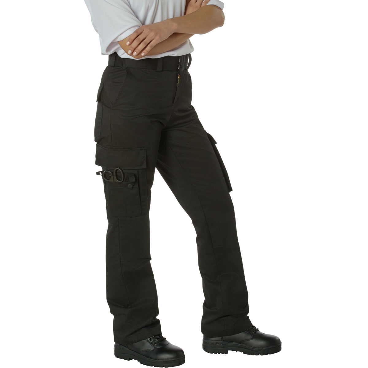 Women's EMT Pants - Black - Size 2 - Durable Cargo Design