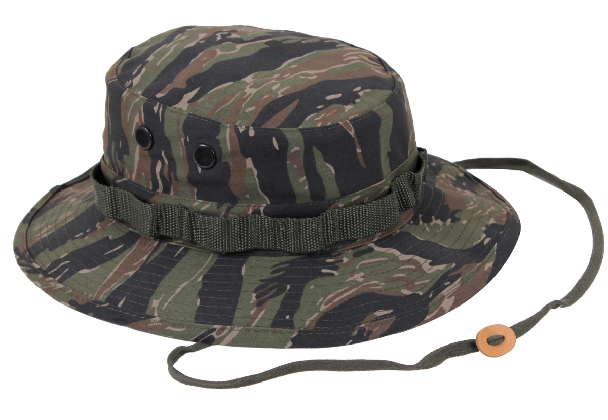 5579 Camo Boonie Hat, Tiger Stripe Camo - Size 7