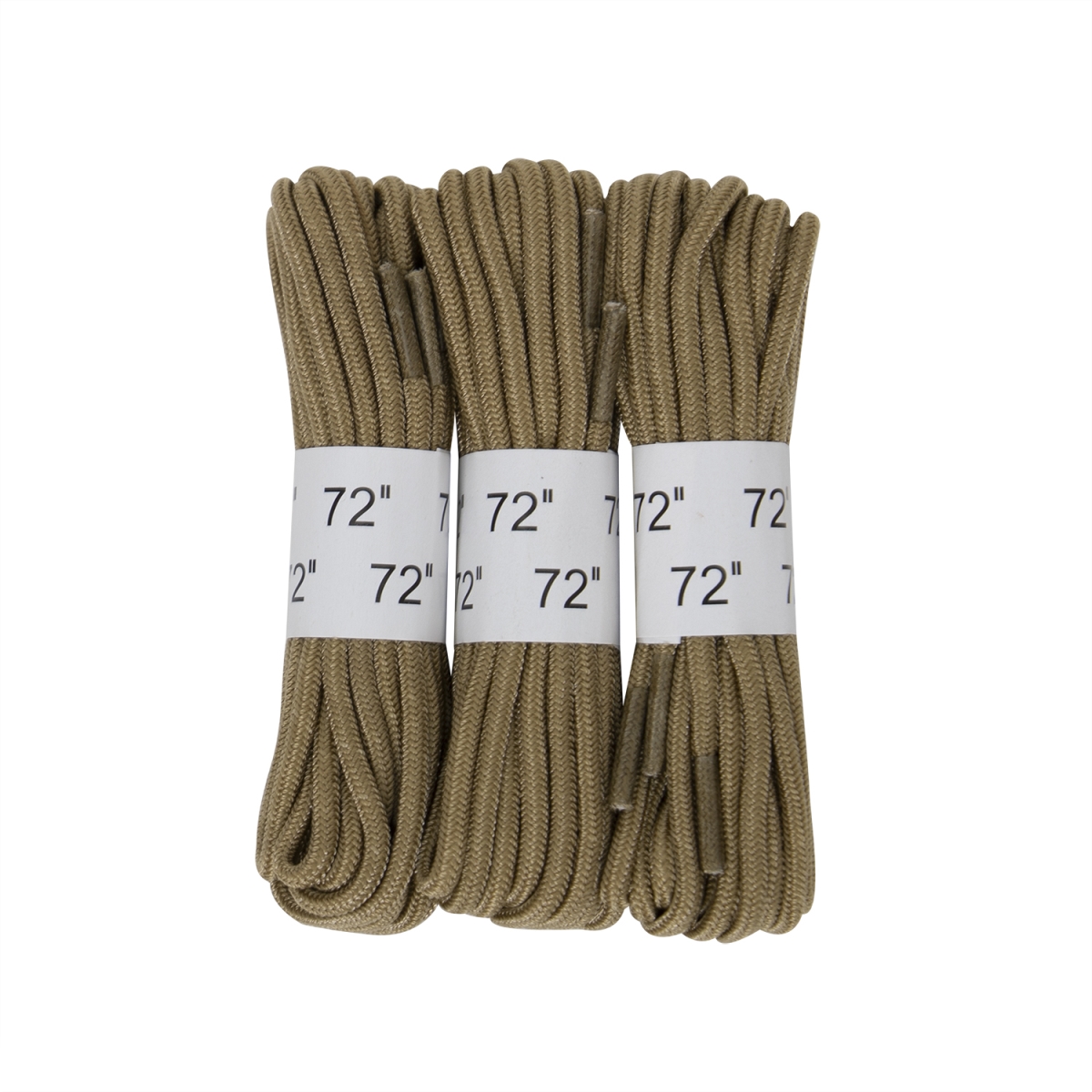 6221 72 in. Boots Laces, Desert Tan - Pack of 3