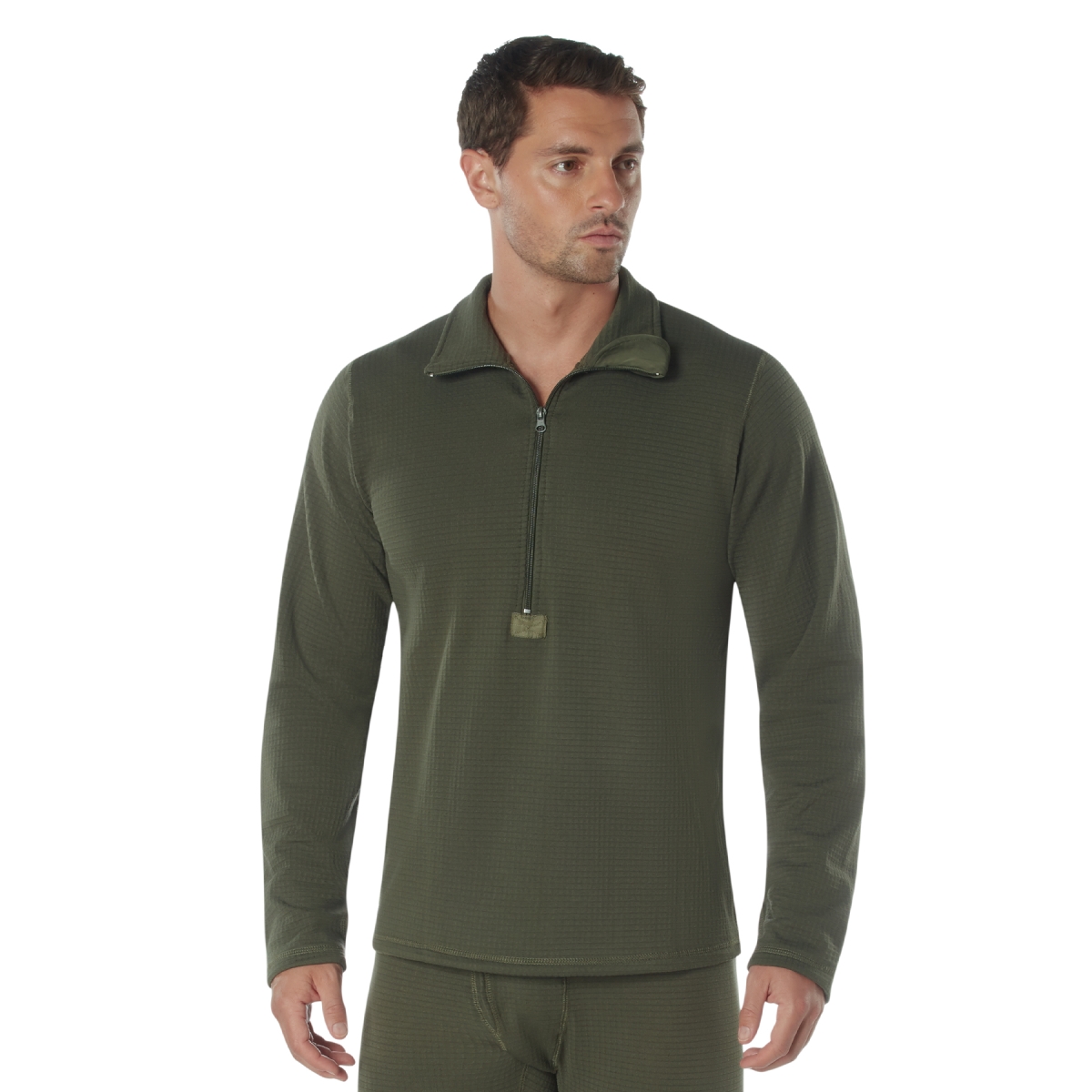 18868 Men Level II ECWCS Gen III Mid-Weight Underwear Top, Olive Drab - Medium