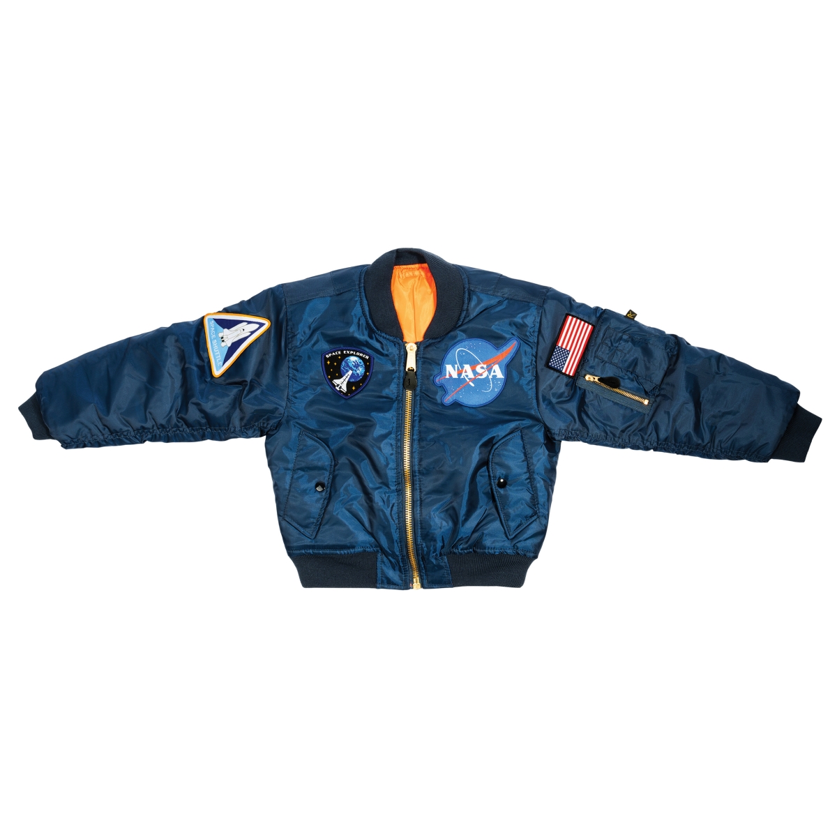 18107 Men Kids NASA MA-1 Flight Jacket - Small