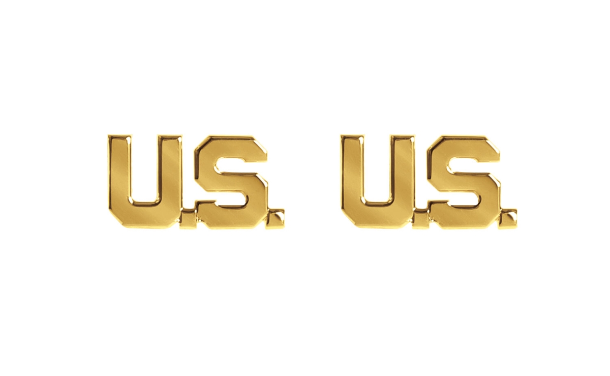 708 US Letters Insignia44 Gold