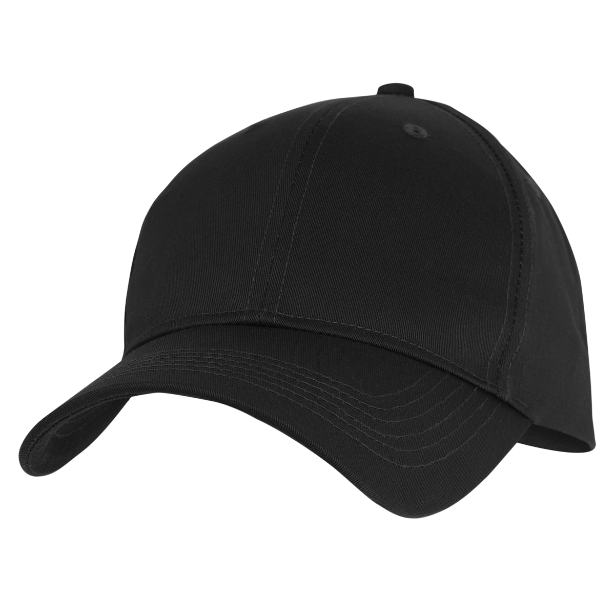 9497 Supreme Solid Color Low Profile Cap, Black