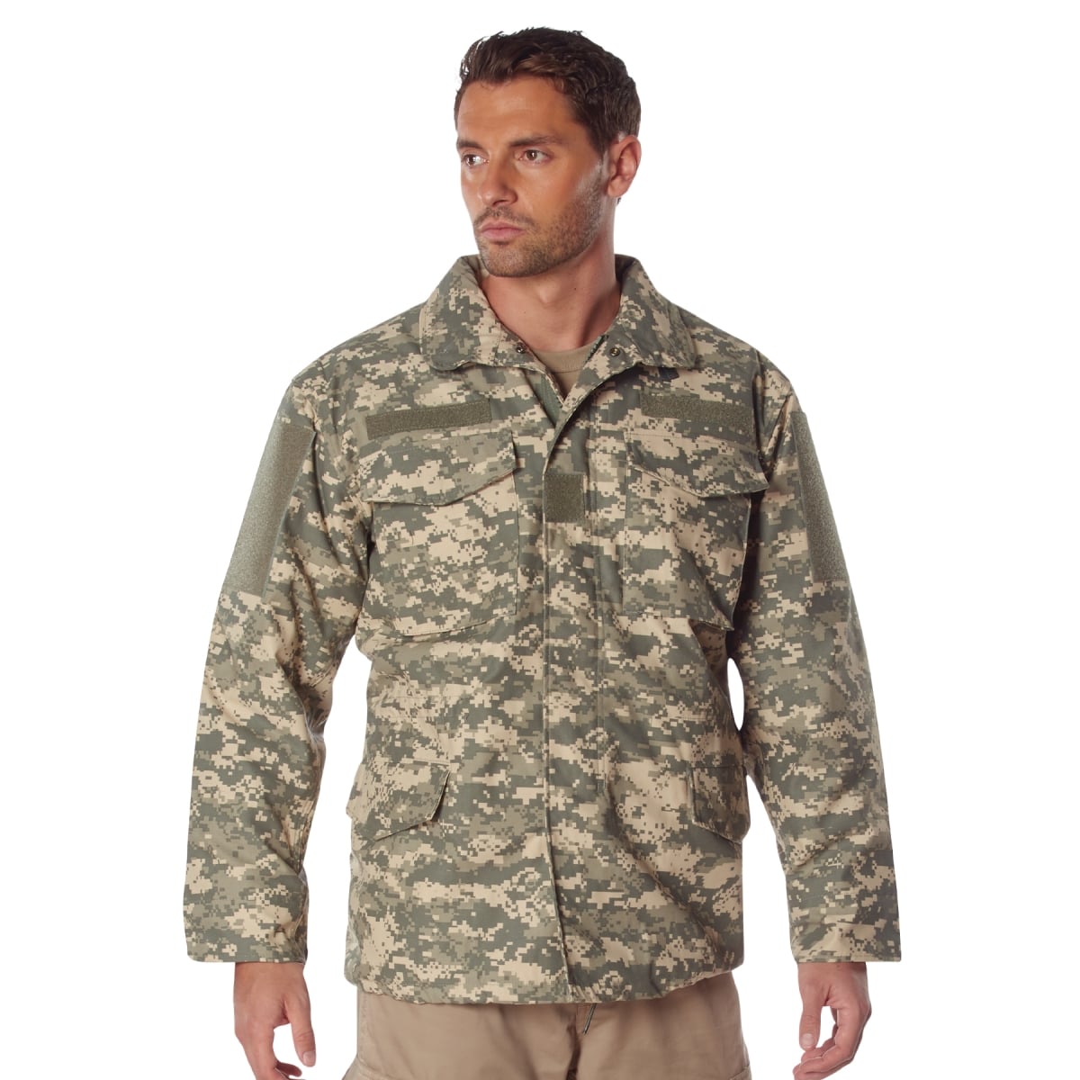 9844 Men M-65 Field Jacket, ACU Digital Camo - Large