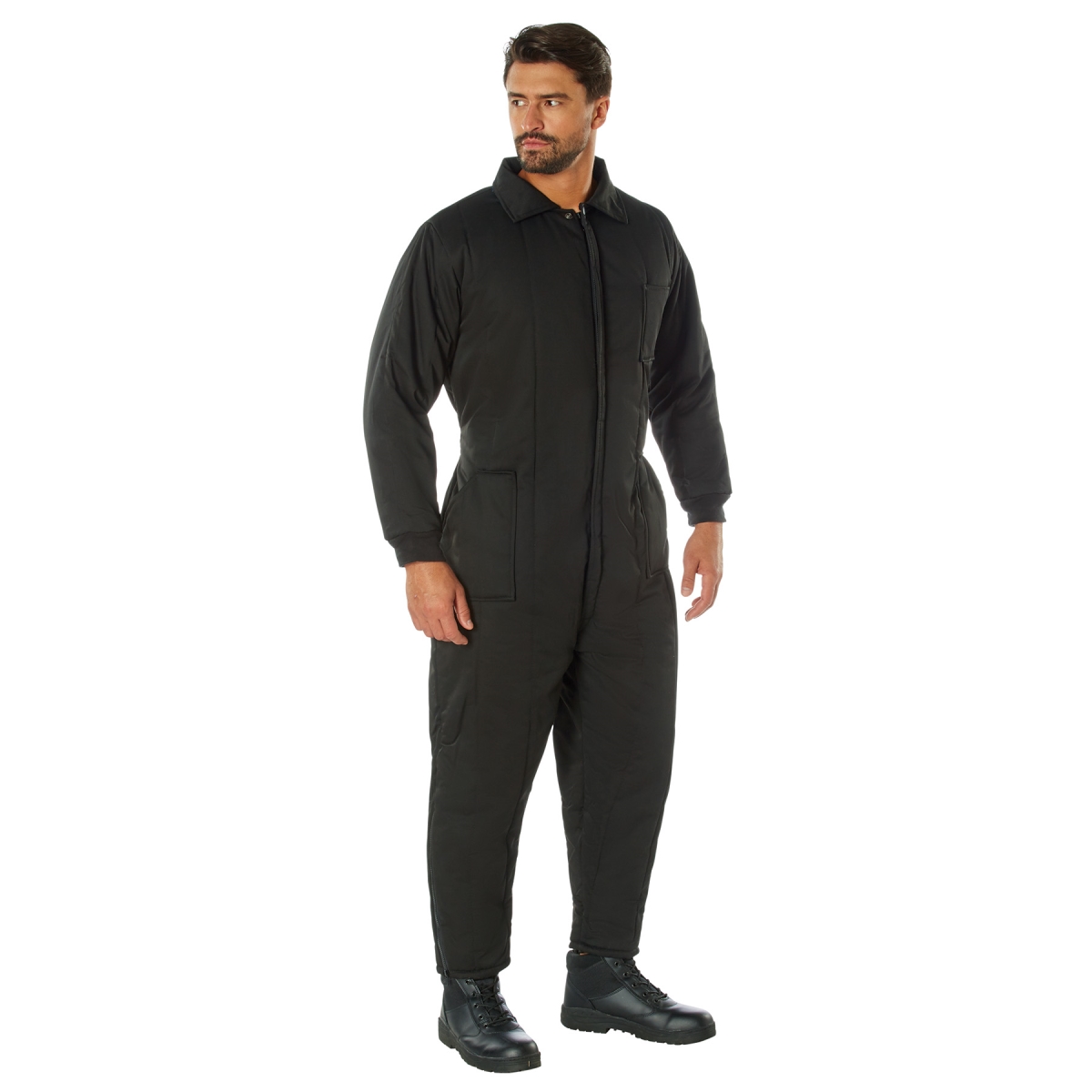10502 Insulated Coveralls, Black - Large