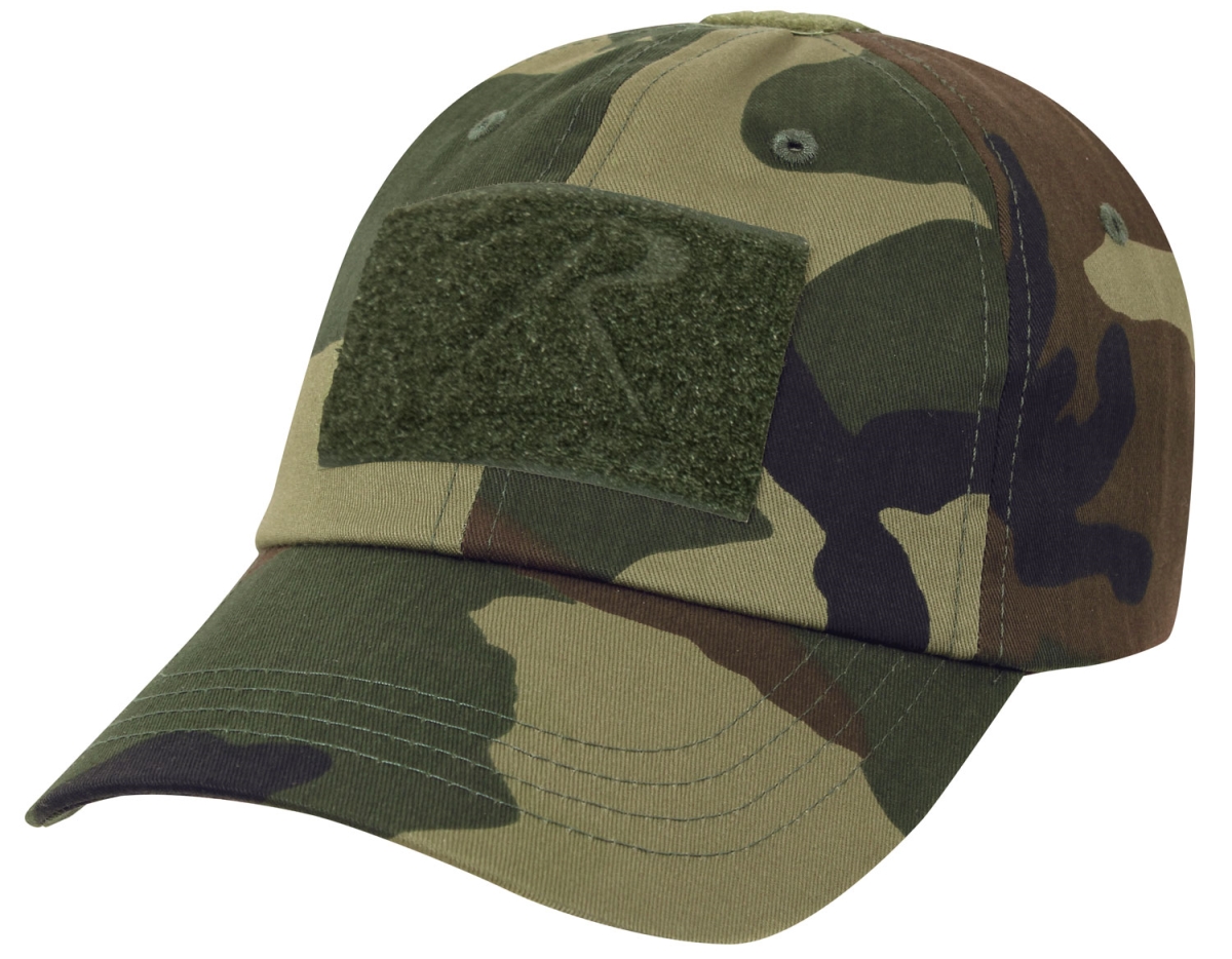 12493 Tactical Operator Caps, Woodland Camo