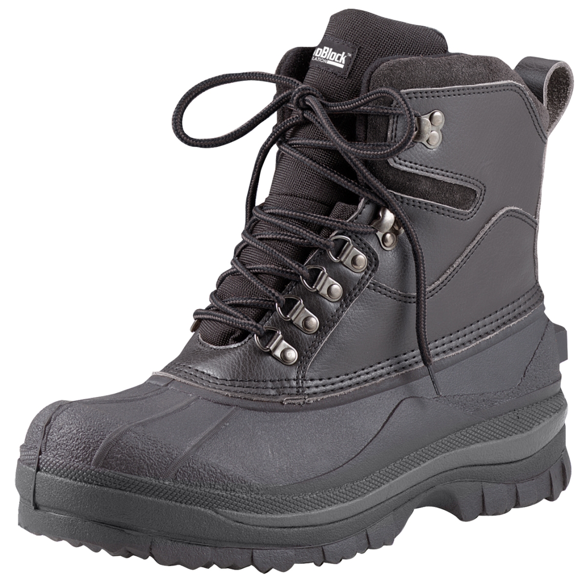 4986 8 in. Cold Weather Hiking Boot, Black - Size 8