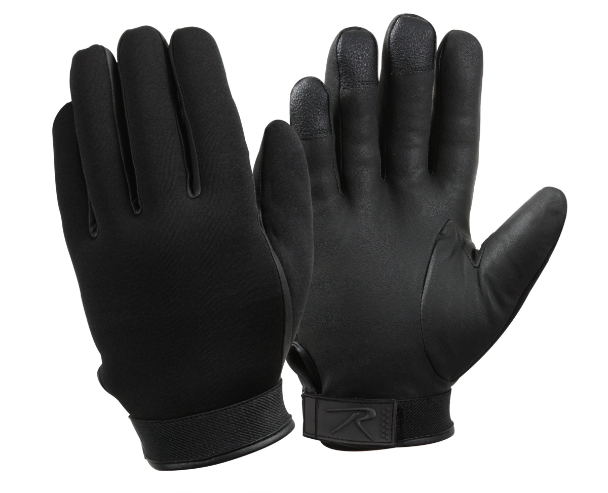 2322 Cold Weather Neoprene Duty Gloves, Black - Small