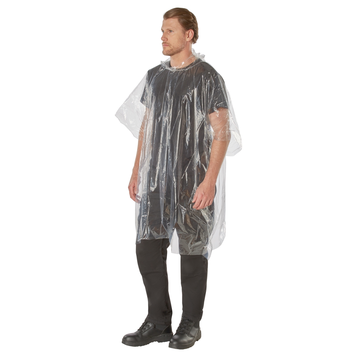 2429 All Weather Emergency Poncho, Clear