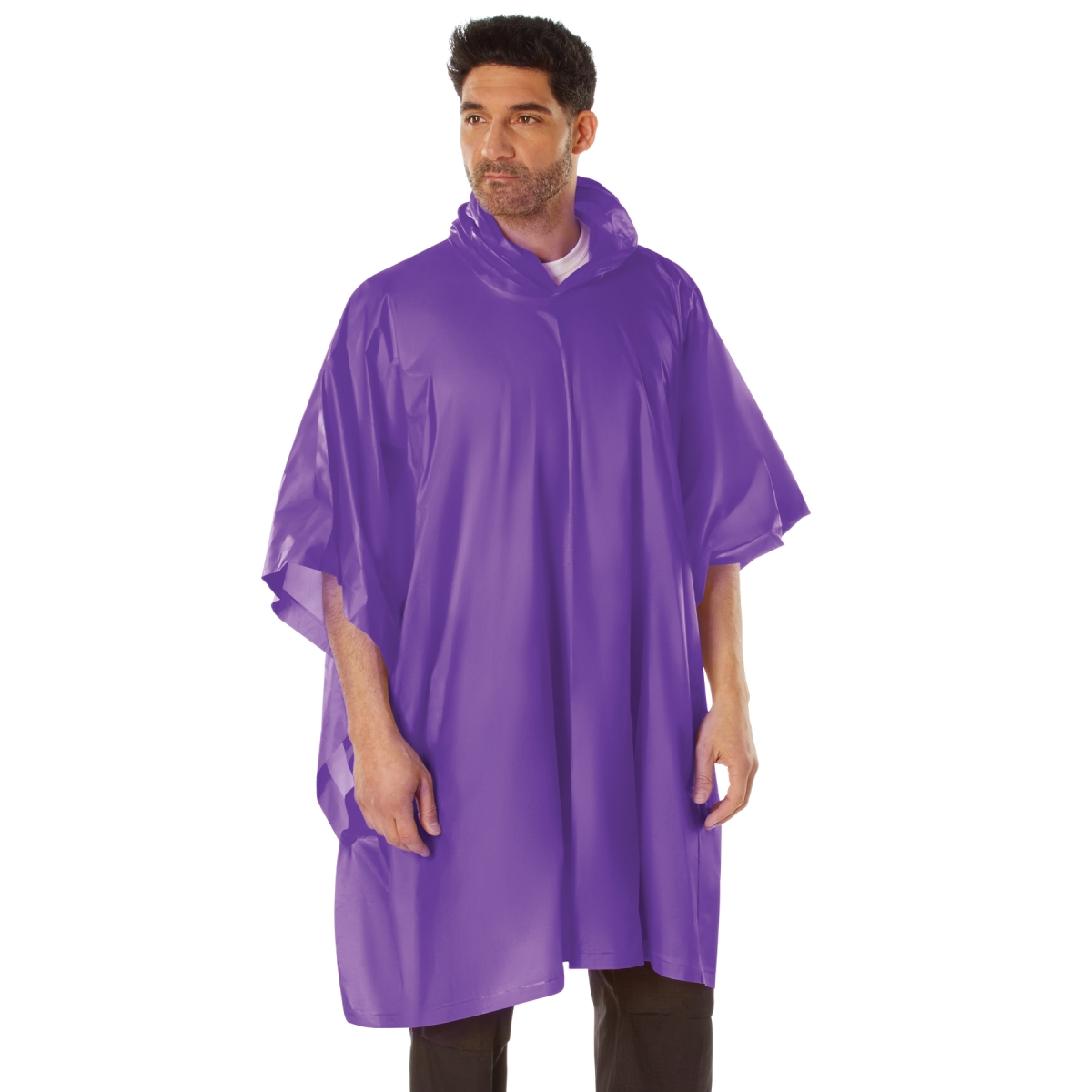 2439 Rip-Stop Poncho, Purple
