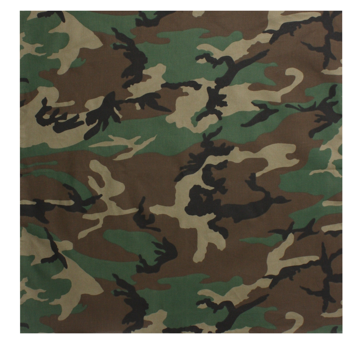 2830 Classic Camo Bandana, Woodland Camo