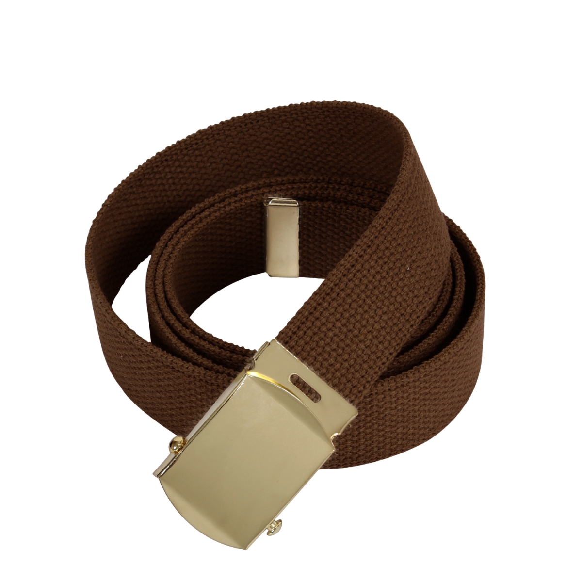 3161 54 in. Long Web Belts, Brown & Gold