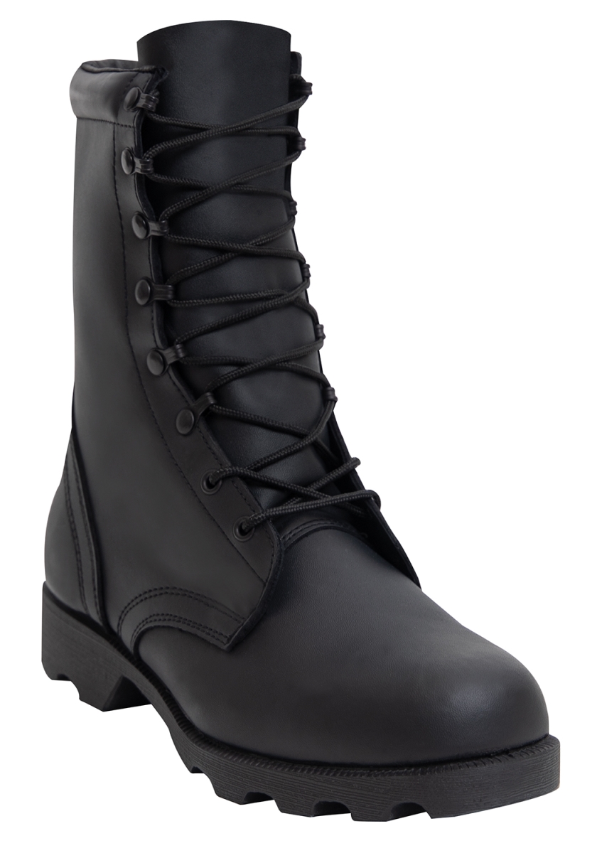 4477 10 in. Speedlace Combat Boot, Black - Size 5